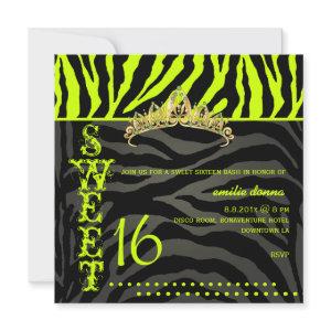 PixDezines Sweet 16/Zebra Stripes