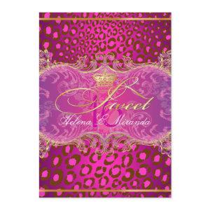 PixDezines Sweet 16Magenta leopard/DIY color!!