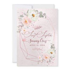PixDezines Sweet Sixteen Rose Gold Gem Facets