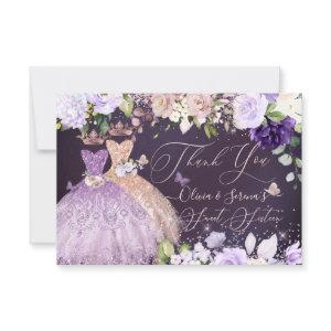 PixDezines Twins Sweet 16 Rose Gold Lilac