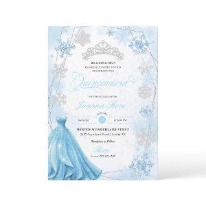 Powder Blue Winter Wonderland Quinceanera