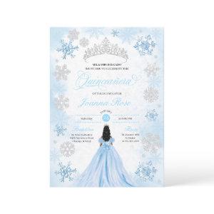 Powder Blue Winter Wonderland Quinceanera