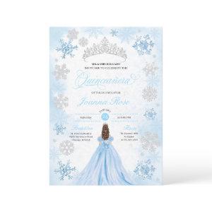 Powder Blue Winter Wonderland Quinceanera