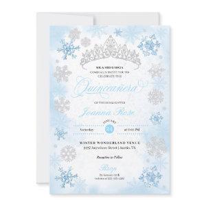 Powder Blue Winter Wonderland Quinceanera
