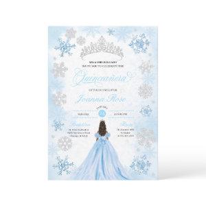 Powder Blue Winter Wonderland Quinceanera
