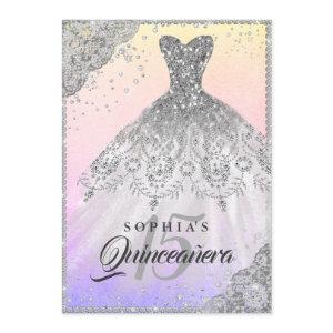 Pretty Diamond Lace Sparkle Gown Quinceanera