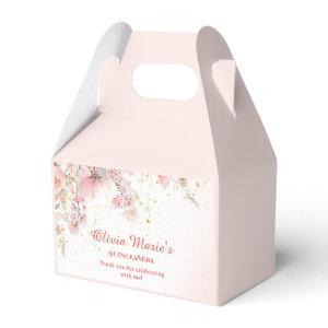 Pretty Garden Wildflowers Sweet 16 Favor Boxes