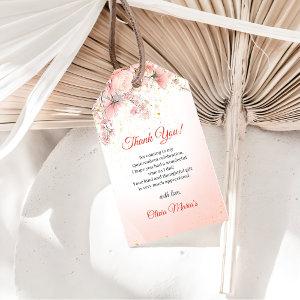Pretty Garden Wildflowers Sweet 16  Gift Tags