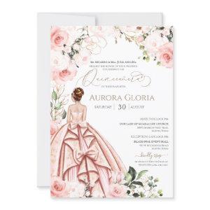 Pretty in Pink Beautiful Blush Rose Quinceañera In