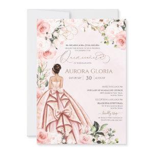 Pretty in Pink Beautiful Gown Rose Quinceañera
