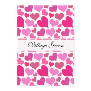 Pretty Pink Hearts for Bachelorette or Bride