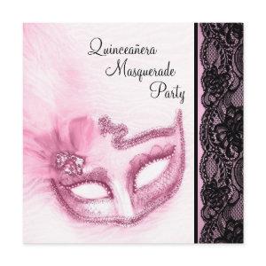 Pretty Pink Quinceanera Masquerade Party