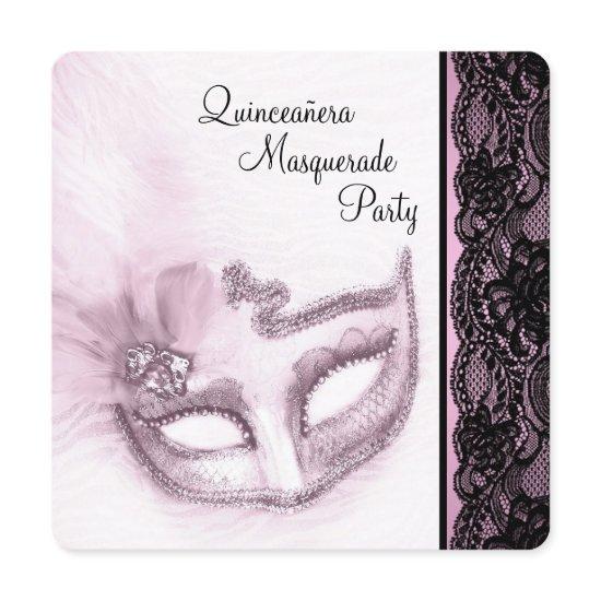 Pretty Pink Quinceanera Masquerade Party