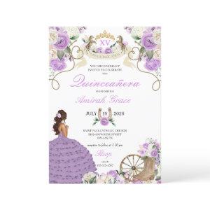 Pretty Purple Roses Western Cowgirl Quinceañera