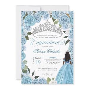 Princess Ball Blue Roses Cinderella V2 Quinceanera