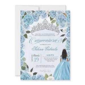 Princess Ball Blue Roses Quinceanera
