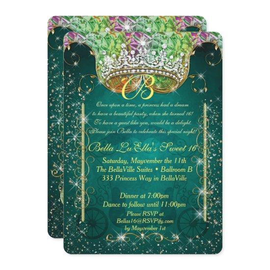 Princess Carriage Jewel Party Birthday