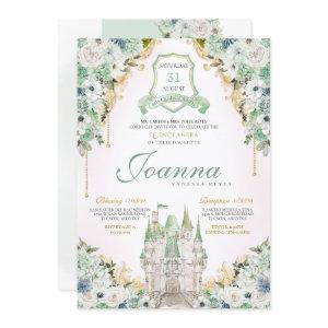 Princess Castle Royal Mint Green Quinceanera