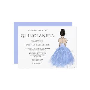 Princess Dress Blue Wonderland Quinceanera Party