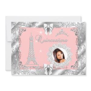 Princess Pink PEACH Quinceanera Silver Photo 2