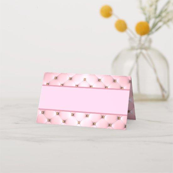 Princess Pink Place Cards