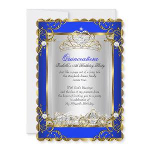 Princess Quinceanera 15th Birthday Royal Blue 2