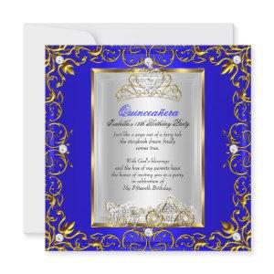 Princess Quinceanera 15th Birthday Royal Blue 2