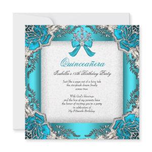 Princess Quinceanera Aqua Teal 15th Birthday 2