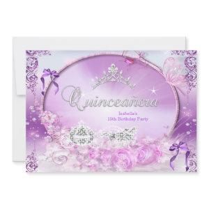 Princess Quinceanera Magical Purple Carriage