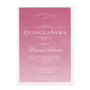 Princess Royal Elegant Pink Quinceanera