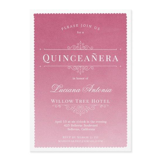 Princess Royal Elegant Pink Quinceanera