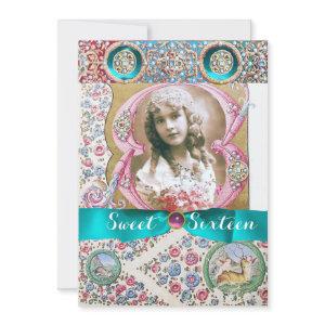 PRINCESS SWEET 16 BIRTHDAY PARTY ,FLORAL GEMSTONES
