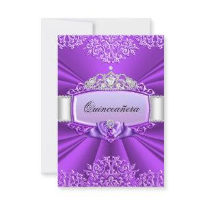 Princess Tiara & Damask Quinceanera