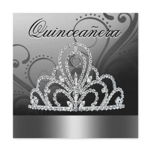 Princess Tiara Quinceanera (silver)