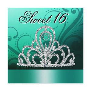 Princess Tiara Sweet Sixteen (aqua)