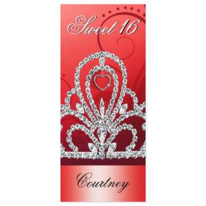 Princess Tiara Sweet Sixteen (poppy red)