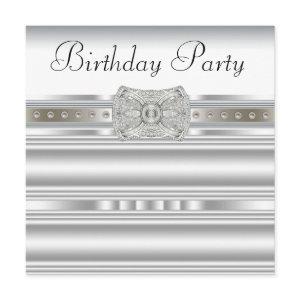 Pure White Diamond Womans Birthday Party