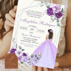 Purple and Silver Royal Crown Mexican Princess