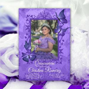 Purple Butterfly, Fancy Quinceanera
