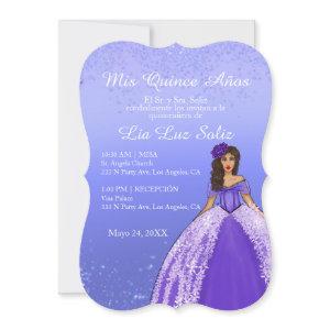 Purple Dress Vintage Quinceañera