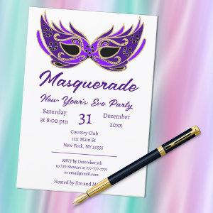 Purple Masquerade New Years Party