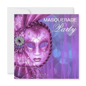 Purple Masquerade Party
