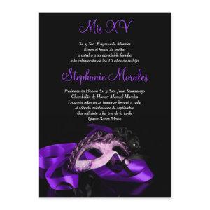 Purple Masquerade Quinceanera