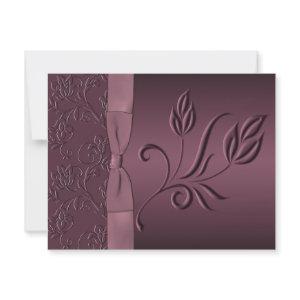 Purple Passion RSVP Card