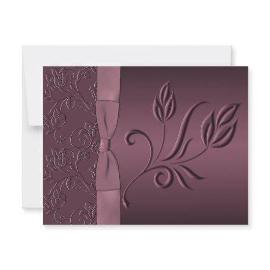 Purple Passion RSVP Card