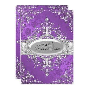 Purple Pearl Vintage Glamour Quinceanera
