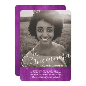 purple pink mauve modern art La Quinceañera photo