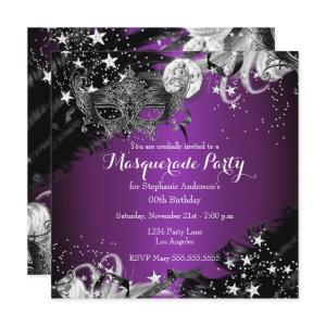 Purple plum Sparkle Magical Night Masquerade Party