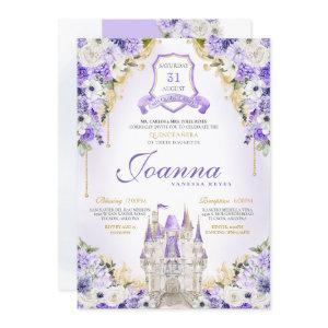 Purple Princess Castle Royal Lavender Quinceanera