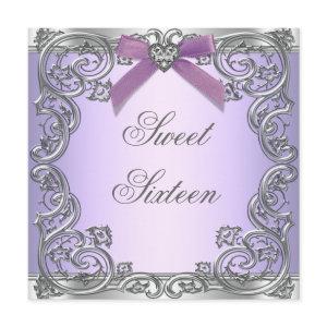 Purple Sweet 16 Birthday Party